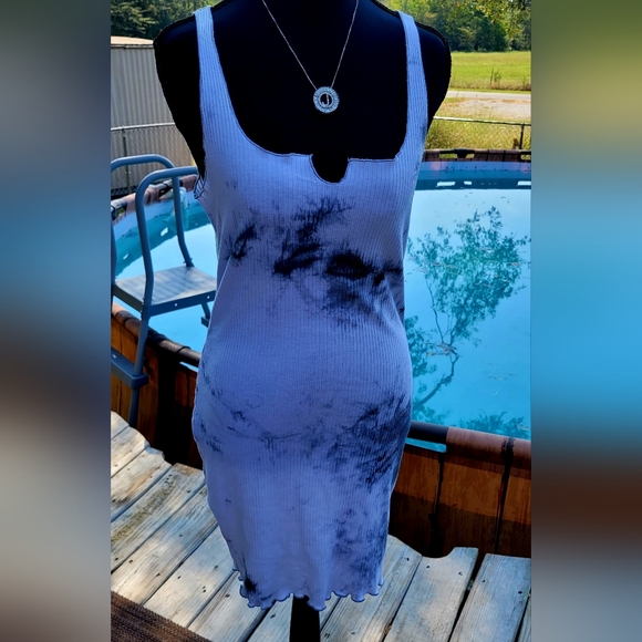 SHEIN Black and White Tank Dress - Picture 1 of 6